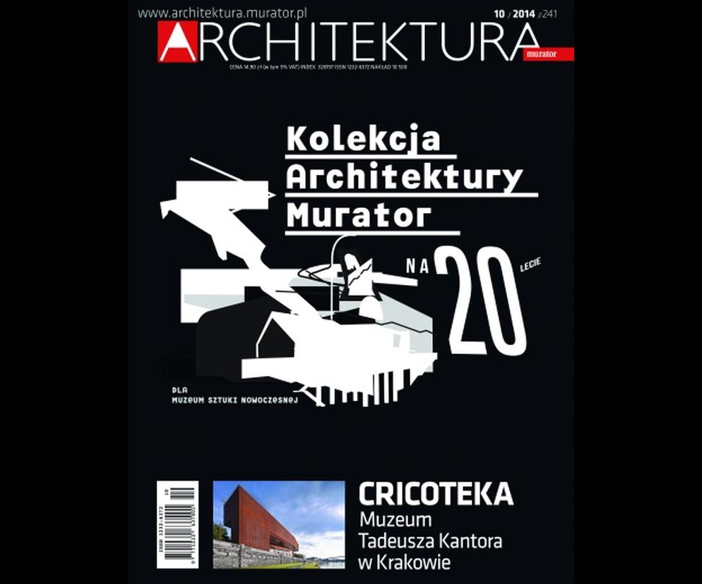 Okładka Miesięcznik Architektura 10/2014