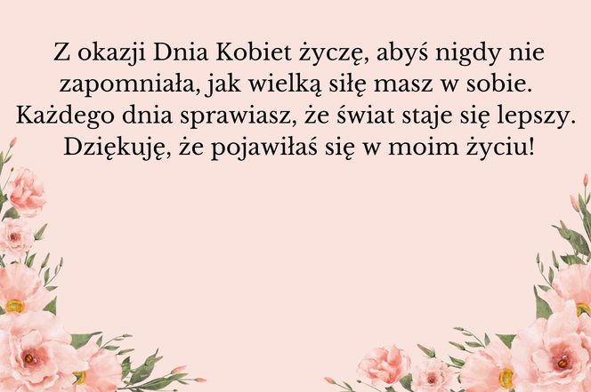 Życzenia na Dzień Kobiet