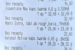 Paragony grozy z turystycznych aptek