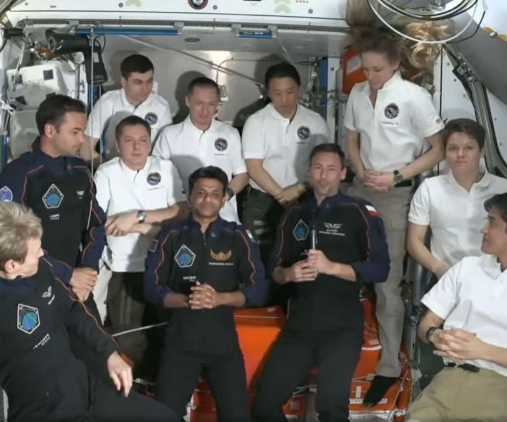 Sławosz Uznański-Wiśniewski przemówił po polsku podczas ceremonii powitania na ISS. Co powiedział? 