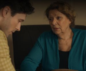 Barwy szczęścia odc. 3214. Józefina Rawicz (Elżbieta Jarosik), Cezary (Marcel Opaliński)