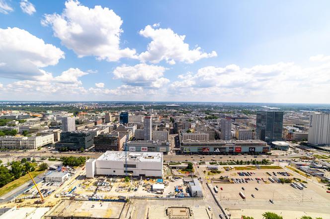 Budowa Muzeum Sztuki Nowoczesnej i placu Centralnego w 2023 r.