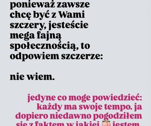 Wpis Macieja Peli o rozstaniu