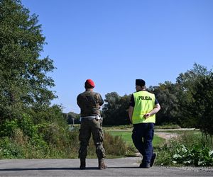 Szczątki drona znalezione w woj. lubelskim. Napisy cyrylicą