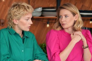 Barwy szczęścia odc. 3115. Dominika (Karolina Chapko), Renata (Anna Mrozowska)