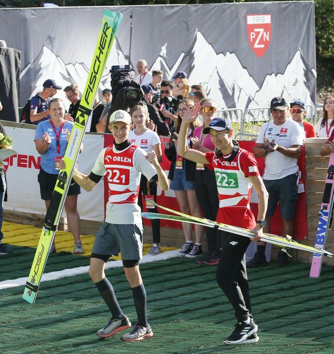 Kamil Stoch podczas konkursu indywidualnego mistrzostw Polski w skokach narciarskich
