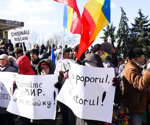 Potężna demonstracja w Mołdawii, w Kiszyniowie.