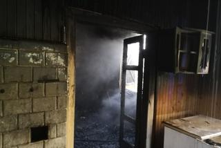 Znowu pożar w Lipiu. Nad ranem spłonął drewniany budynek 