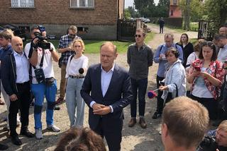 Donald Tusk w Mikołowie przeciwny wywłaszczeniom pod budowę CPK