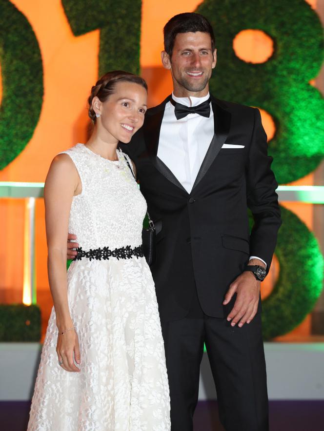 Novak Djoković z żoną