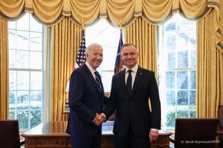 Andrzej Duda i Donald Tusk w Białym Domu