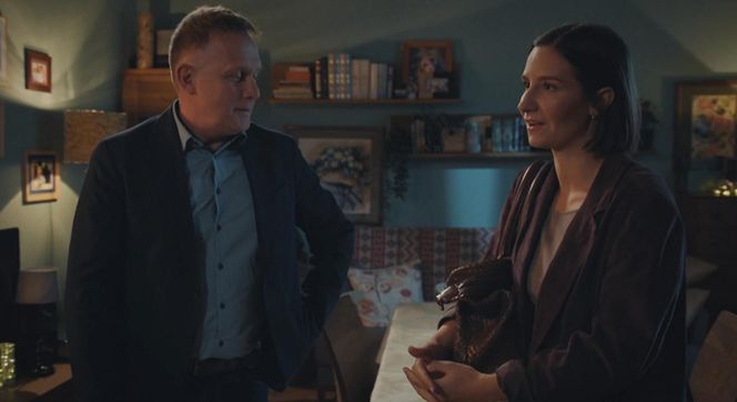 M jak miłość odc. 1881. Agnes Rotke (Amanda Mincewicz), Artur Rogowski (Robert Moskwa)