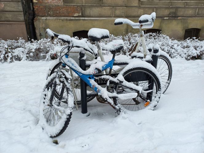 Leszno wygląda bajkowo! Na walentynki sypnęło śniegiem