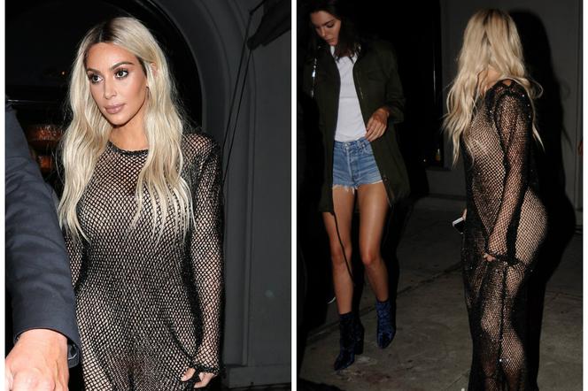 Kim Kardashian blond włosy