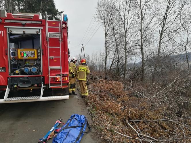 TRAGEDIA pod Limanową. Nie żyje mężczyzna przygnieciony przez ciągnik 