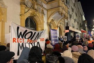  W Łodzi odbył się protest w sprawie ustawy lex TVN