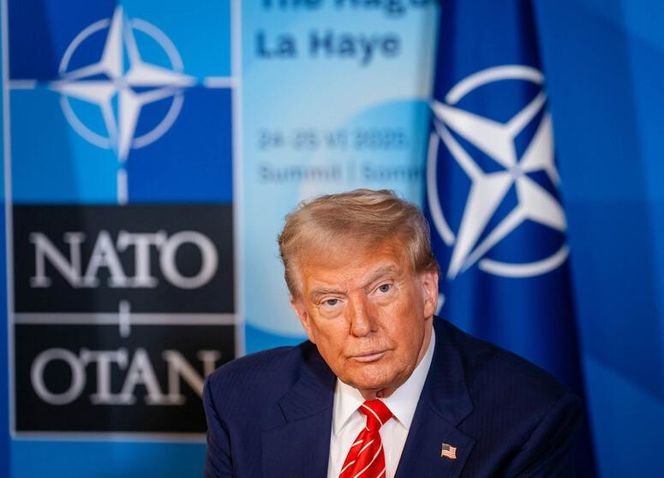 Donald Trump na szczycie NATO w Hadze