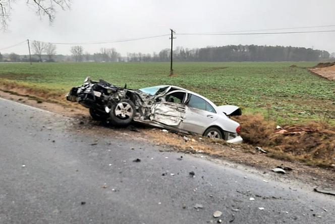 Wypadek na trasie DW 454 Ziemiełowice – Namysłów