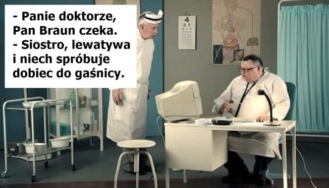 Grzegorz Braun z gaśnicą w Sejmie