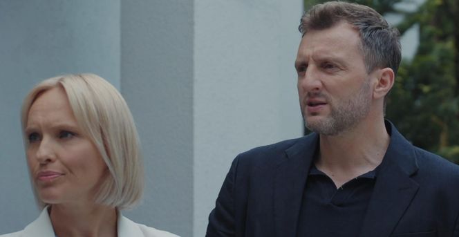 M jak miłość odc. 1886. Bartek (Arkadiusz Smoleński), Dorota (Iwona Rejzner)