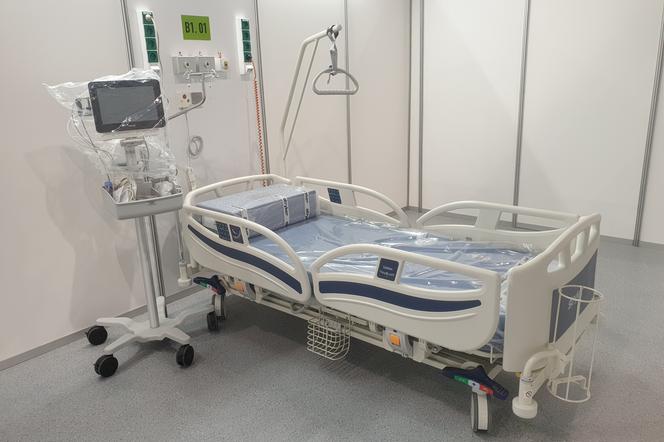 Szpital tymczasowy w gdańskim Amber Expo gotowy. Pomieści nawet 400 łóżek