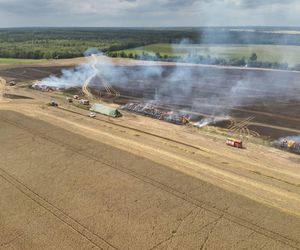 Wielki pożar w pow. opoczyńskim. Tak wyglądała walka z żywiołem w Białaczowie