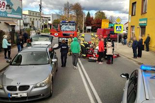 22-latka staranowana na przejściu przez 19-latka z BMW! Zabrał ją śmigłowiec [ZDJĘCIA]