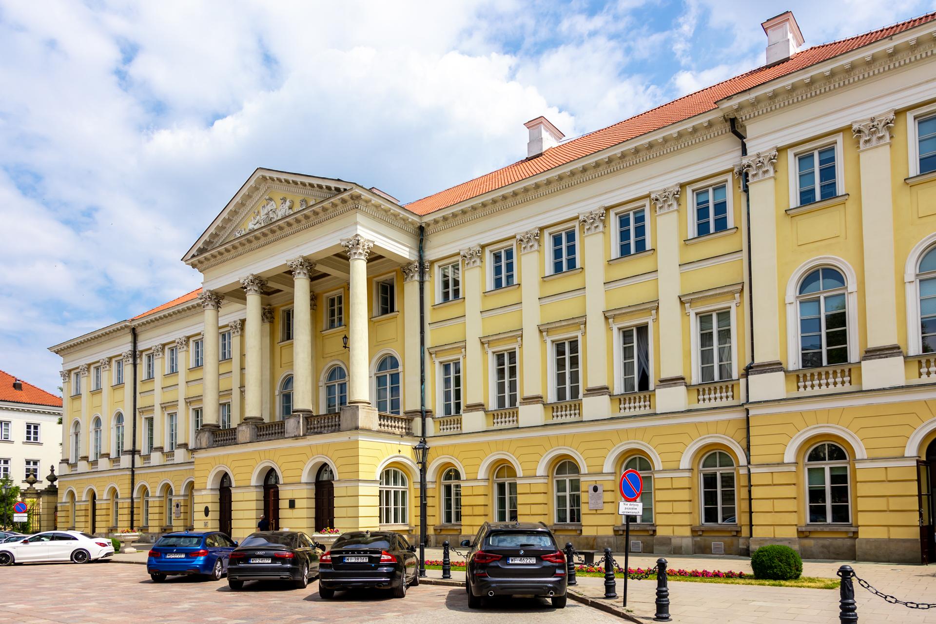 Pałac Kazimierzowski. Krakowskie Przedmieście 26/28