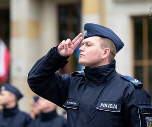 Policjantki i policjanci złożyli ślubowanie. 126 funkcjonariuszy zasiliło śląski garnizon