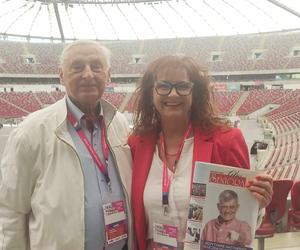 Targi Książki i Mediów VIVELO 2024 - Wojciech Kałkusiński i Jagoda Bogusiewcz, Ambasadorzy głosu seniora