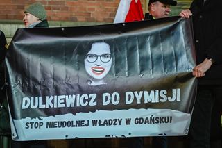 Protest w Gdańsku. Mieszkańcy chcą dymisji Dulkiewicz