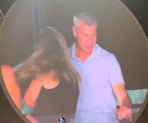 Skandal na koncercie gwiazdy. Żonaty milioner przyłapany na zdradzie z podwładną. Zobaczył to cały świat!