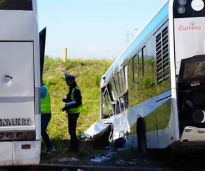 Kraksa autobusów w Nowej Hucie. Nie żyje 61-letni kierowca MPK