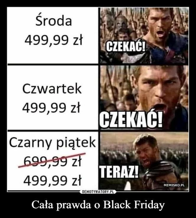 Black Friday 2024. Internauci już mają Czarny Piątek. Są bezlitośni! Zobacz najlepsze memy!