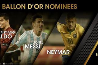 Złota Piłka: Ronaldo, Messi i Neymar powalczą o zwycięstwo