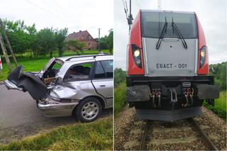 Groźny wypadek na przejeździe kolejowym w Łowczówku