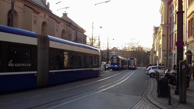 Wykolejenie tramwaju w Krakowie
