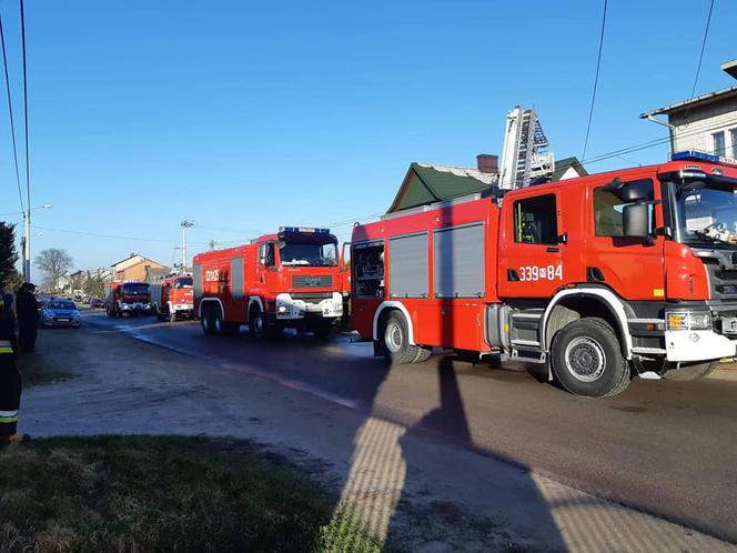 Pożar w Polanach. 