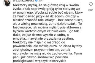 Urszula Dębska ostro do Mikołaja Krawczyka. Ego tak duże, że już dawno wyszło z kadru