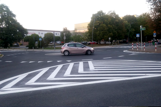 Nowe rondo u zbiegu ulic Wąskiej i Niedziałkowskiego