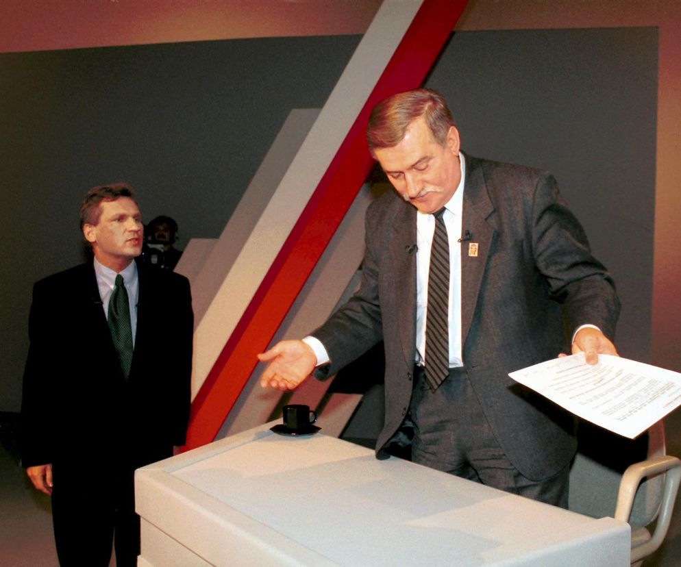 Aleksander Kwaśniewski, Lech Wałęsa. Wybory 1995r.