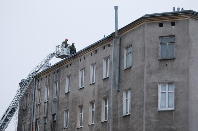 Pożar w kamienicy przy ul. Chodakowskiej