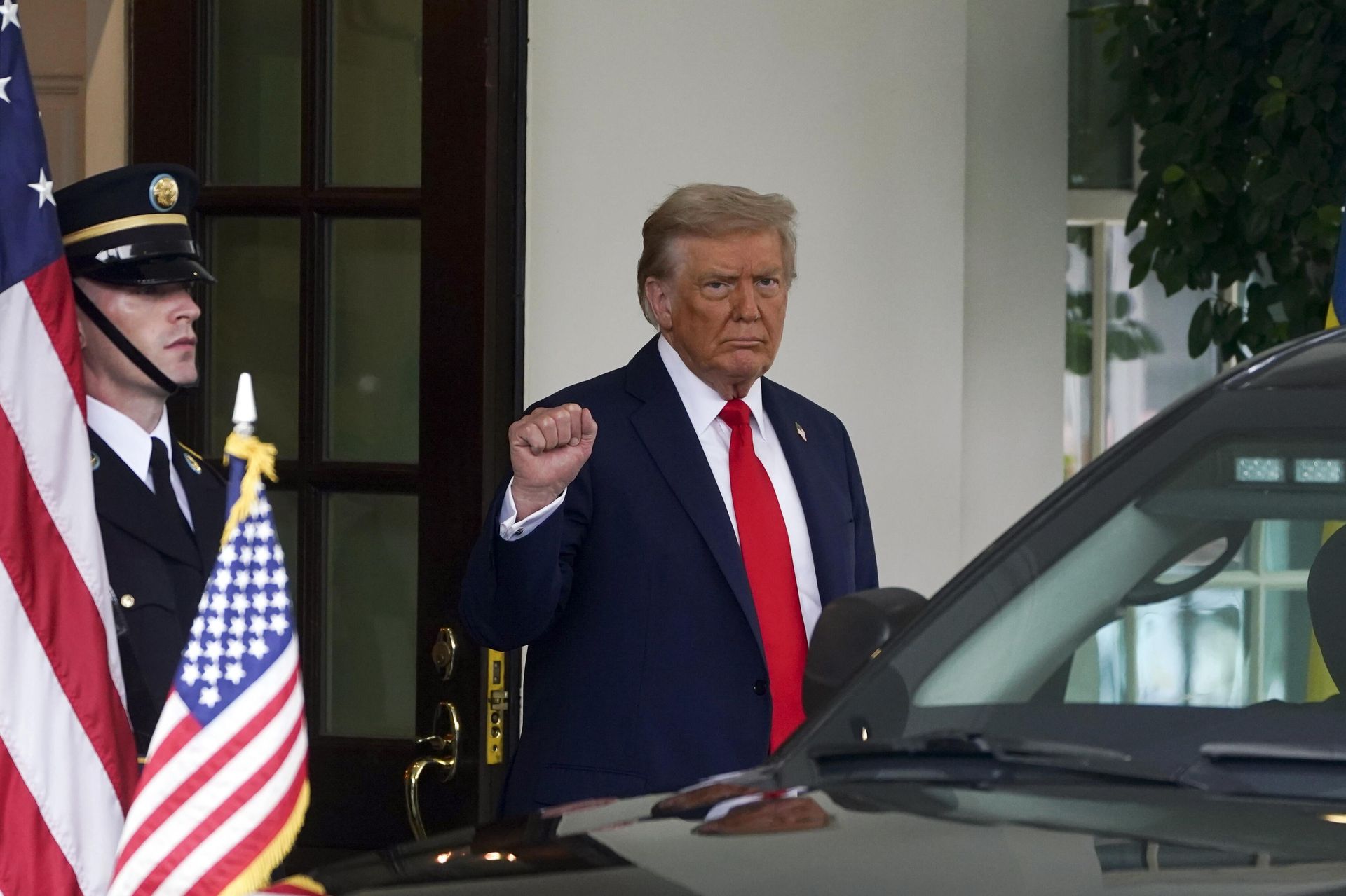 Trump zabrał głos po spotkaniu w Białym Domu. "Odbyłem bardzo owocne spotkanie"