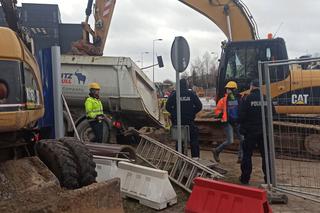 Olsztyn. Wypadek podczas prac przy inwestycji tramwajowej