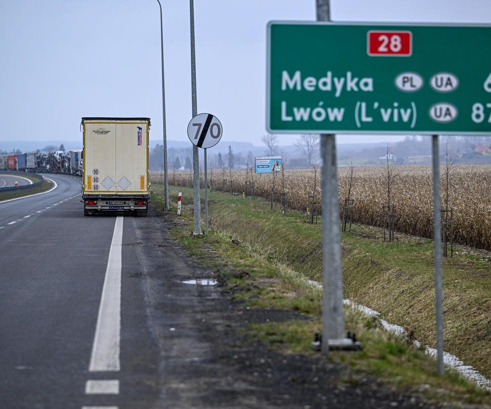 Blokady przejście w Medyce do stycznia 2024. Rolnicy oburzeni słowami mera Lwowa