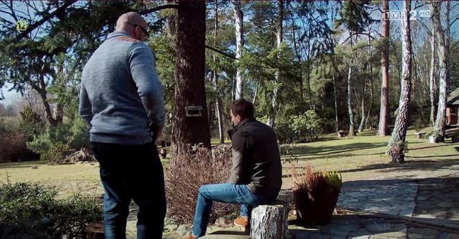 M jak miłość odc. 1450. Bartek (Arkadiusz Smoleński), Andrzejek (Tomasz Oświeciński)