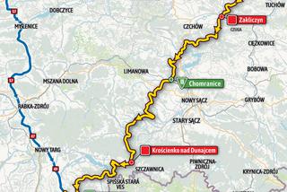 Trasa 4. etapu Tour de Pologne 2021