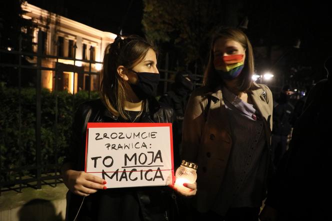 Protest kobiet w Warszawie