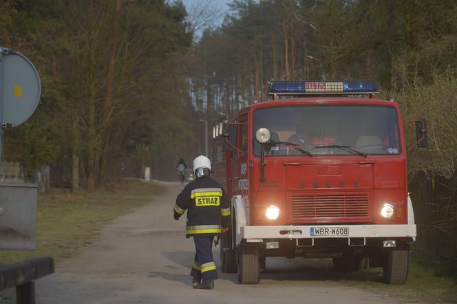 Groźny pożar w Białobrzegach