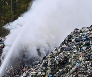 Pożar w Kamieńcu, zdjęcia z akcji strażaków z 1 listopada